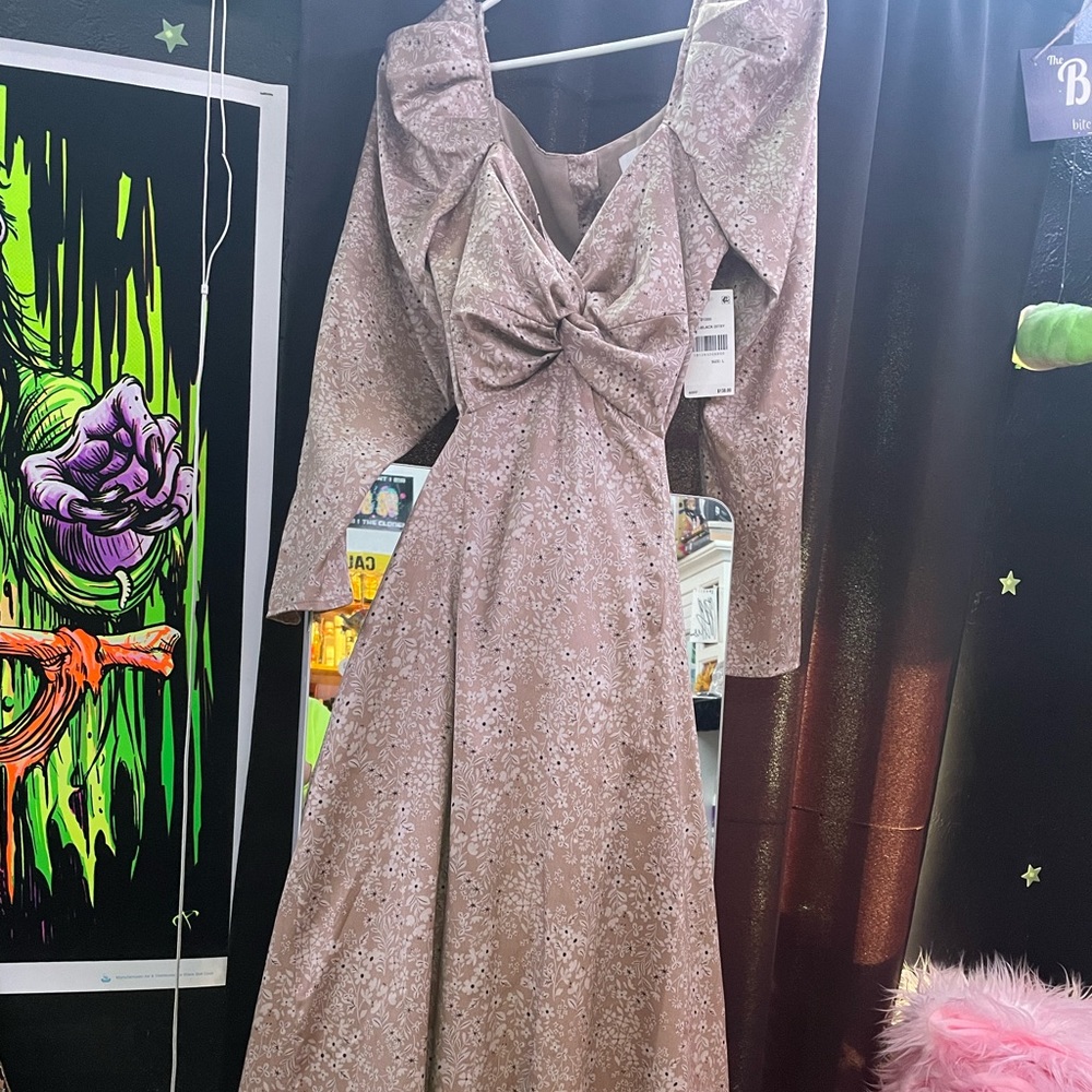 Brand new with tag nude flower print dress